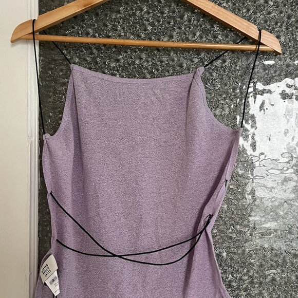 Maryam Nassir Zadeh Purple Square Neckline Backless + Sleeveless Top - Picture 7 of 7